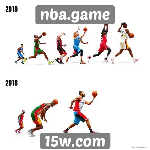 História do design do nba.game ao longo dos anos
